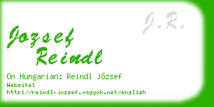 jozsef reindl business card