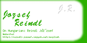 jozsef reindl business card